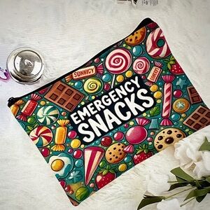 ❣️5|$25❣️Last 1 Colorful Snack-Themed Pouch. New 🆕